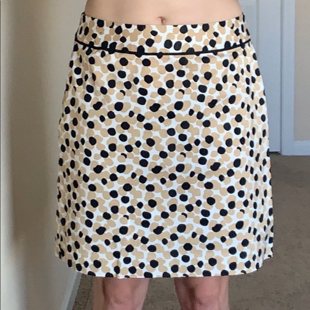 Black and Tan Spotted Skirt